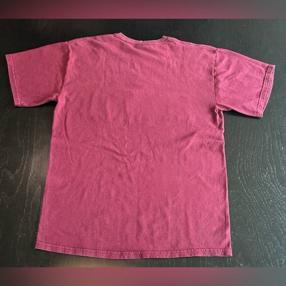 Maroon Texas A&M T-Shirt- retro- some wear Medium- pre skrunk - Picture 7 of 7